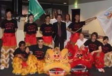 the Opening Ceremony of the World Cup table tennis